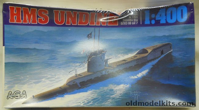 AGA 1/400 HMS Undine or Ursula (U-Class) Submarine, 1404 plastic model kit